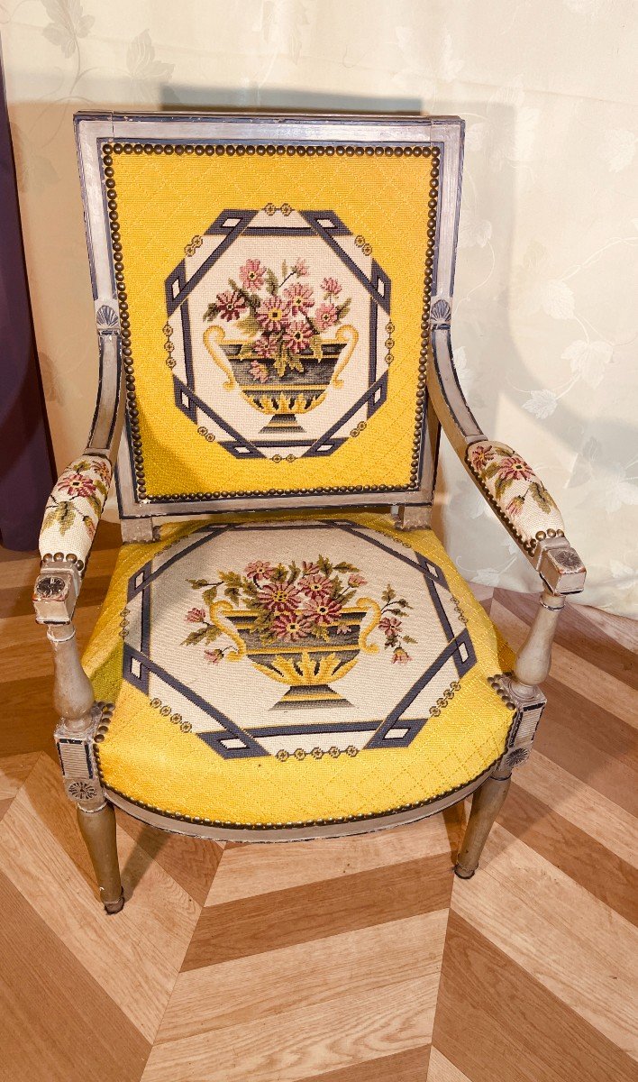 Fauteuil Directoire , Epoque 18ème -photo-6