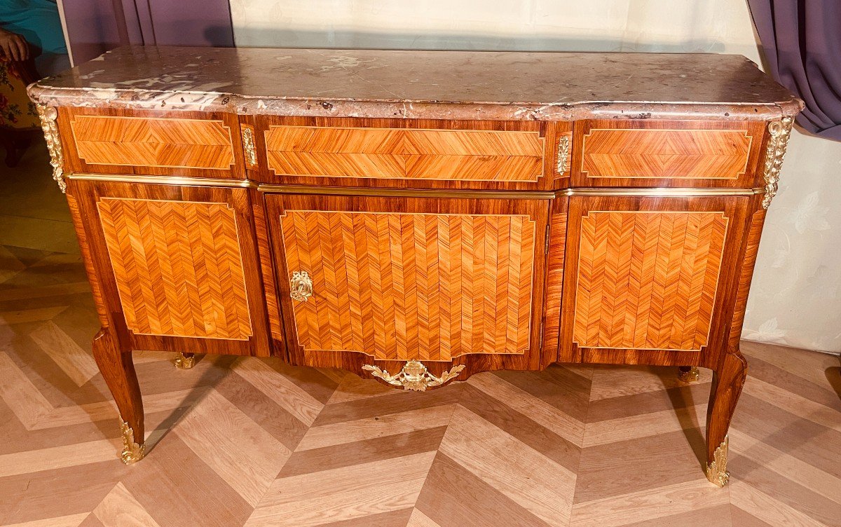 Louis Peridiez Stamped Commode, 18th Century 