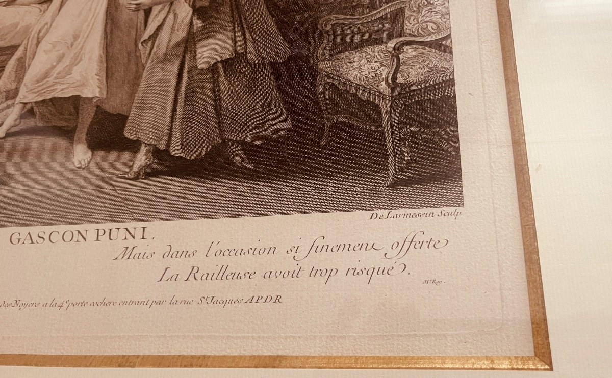 Gravure : Le Garçon Puni , 19eme -photo-2