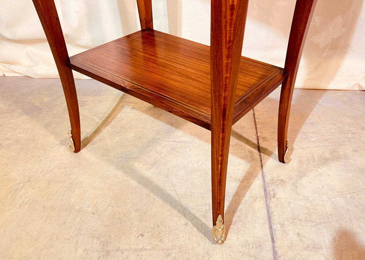 Queen's Marquetry Coffee Table, 19th Century -photo-1