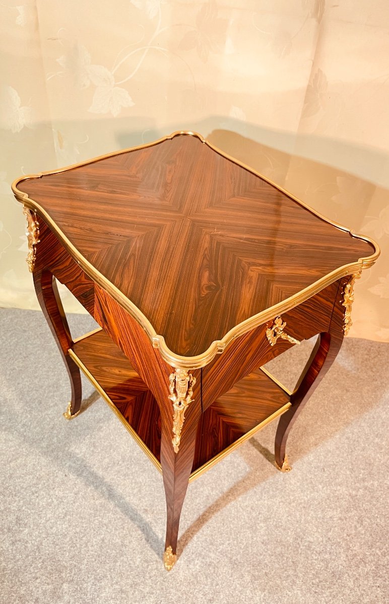 Louis 15 Coffee Table, Early 19th Century -photo-3