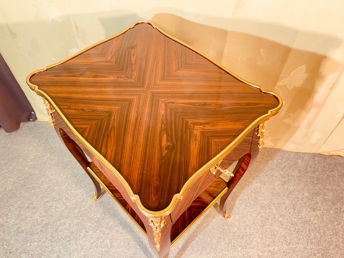 Louis 15 Coffee Table, Early 19th Century -photo-5