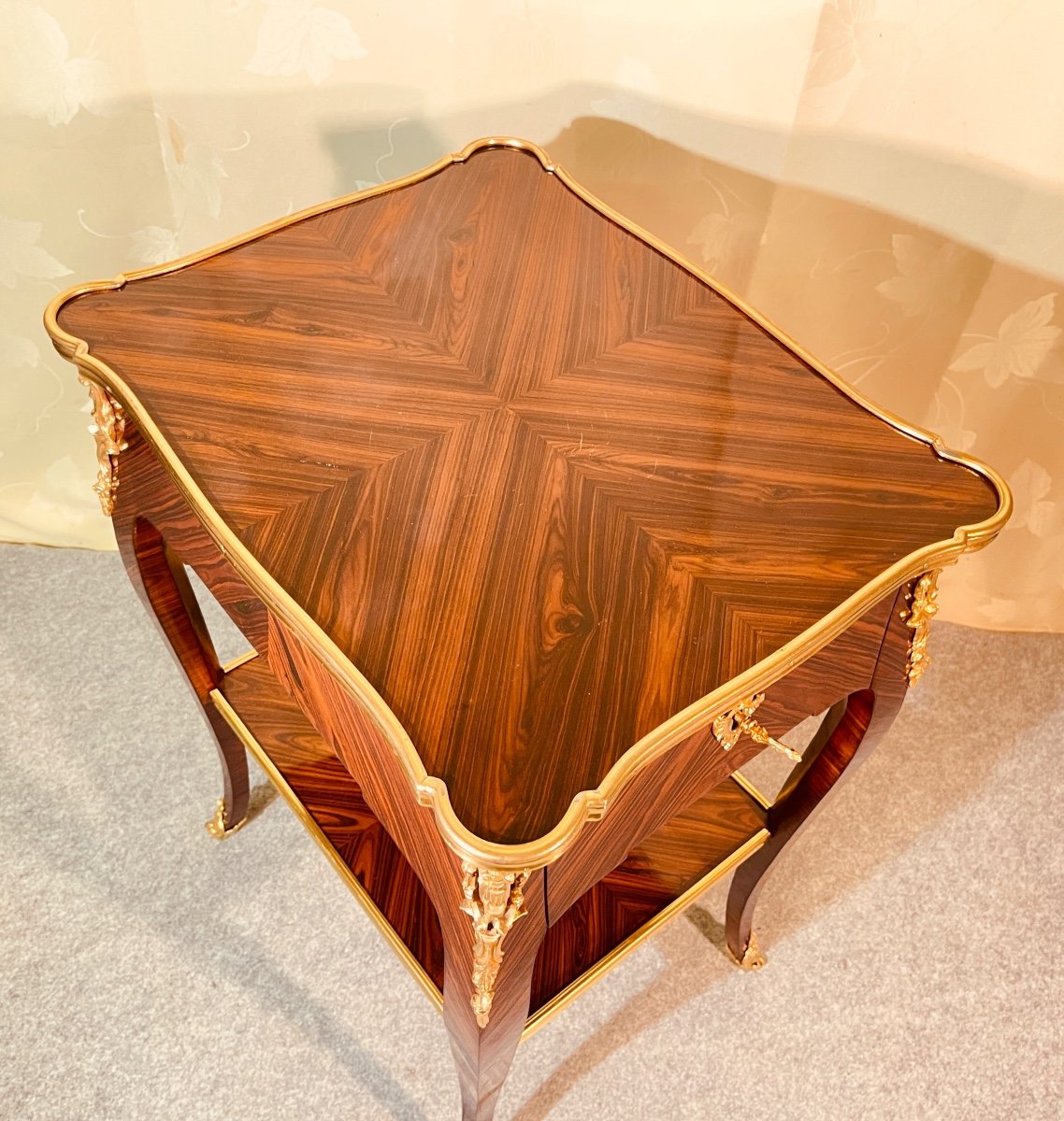 Louis 15 Coffee Table, Early 19th Century -photo-6