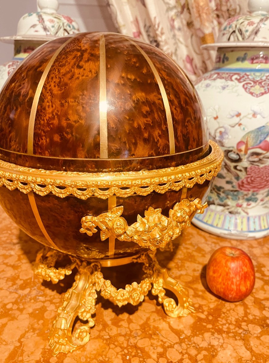 Sublime Spherical Liqueur Cellar, 19th Century -photo-3