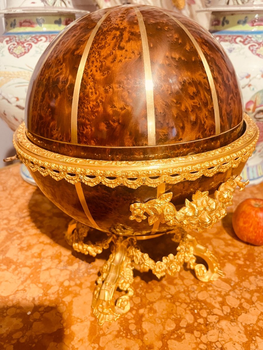 Sublime Spherical Liqueur Cellar, 19th Century -photo-8