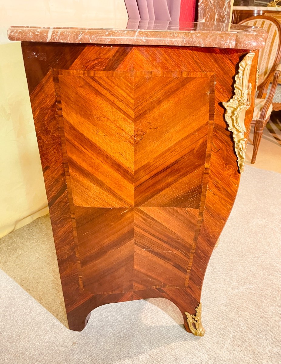 Chest Of Drawers Stamped J. Dubois (1693-1763) 18th Century -photo-3