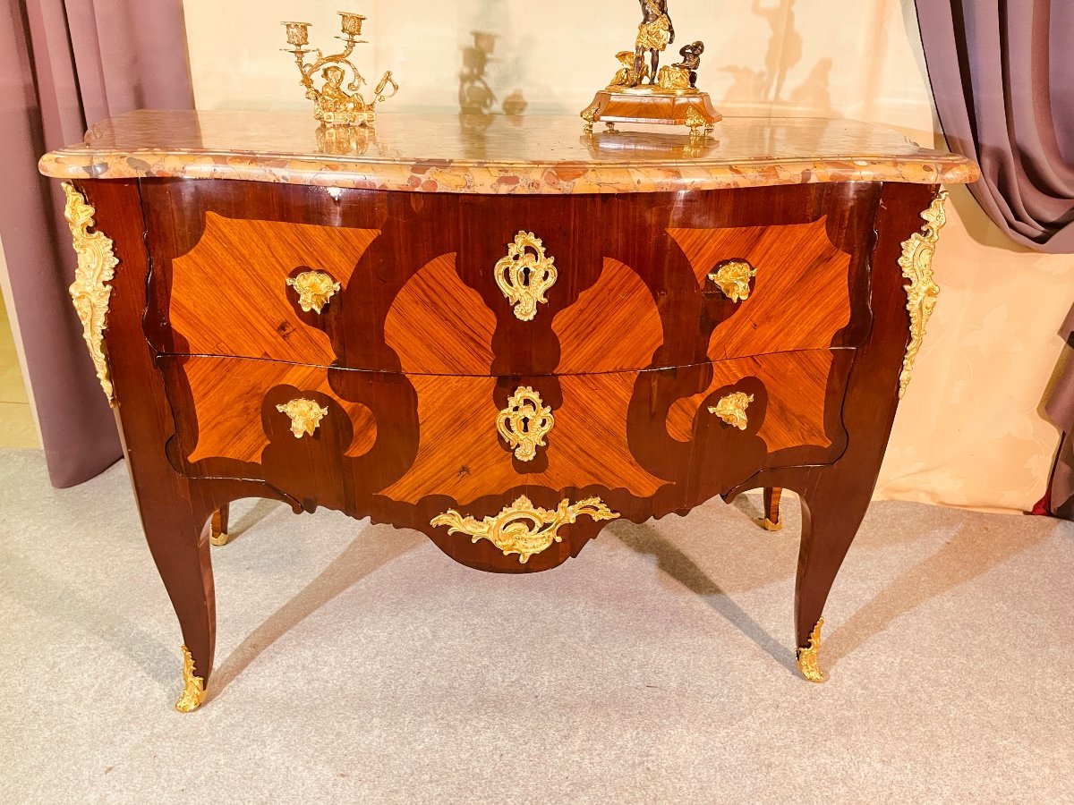 Exceptionnelle Commode B.V.R.B., Vers 1755-1765 , 18eme Siècle -photo-4