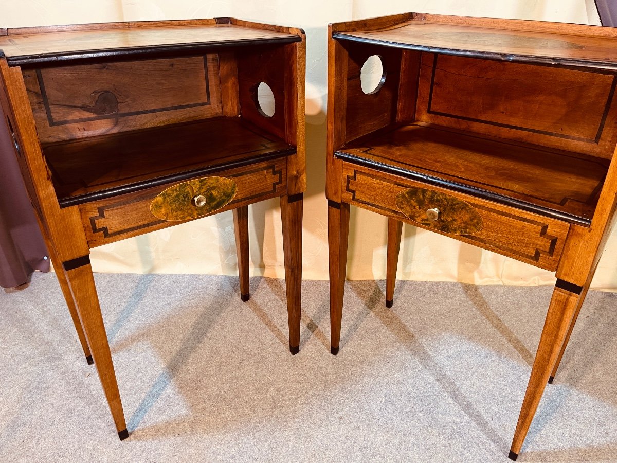 Pair Of Tables, Stamp Hache Fils In Grenoble -photo-4