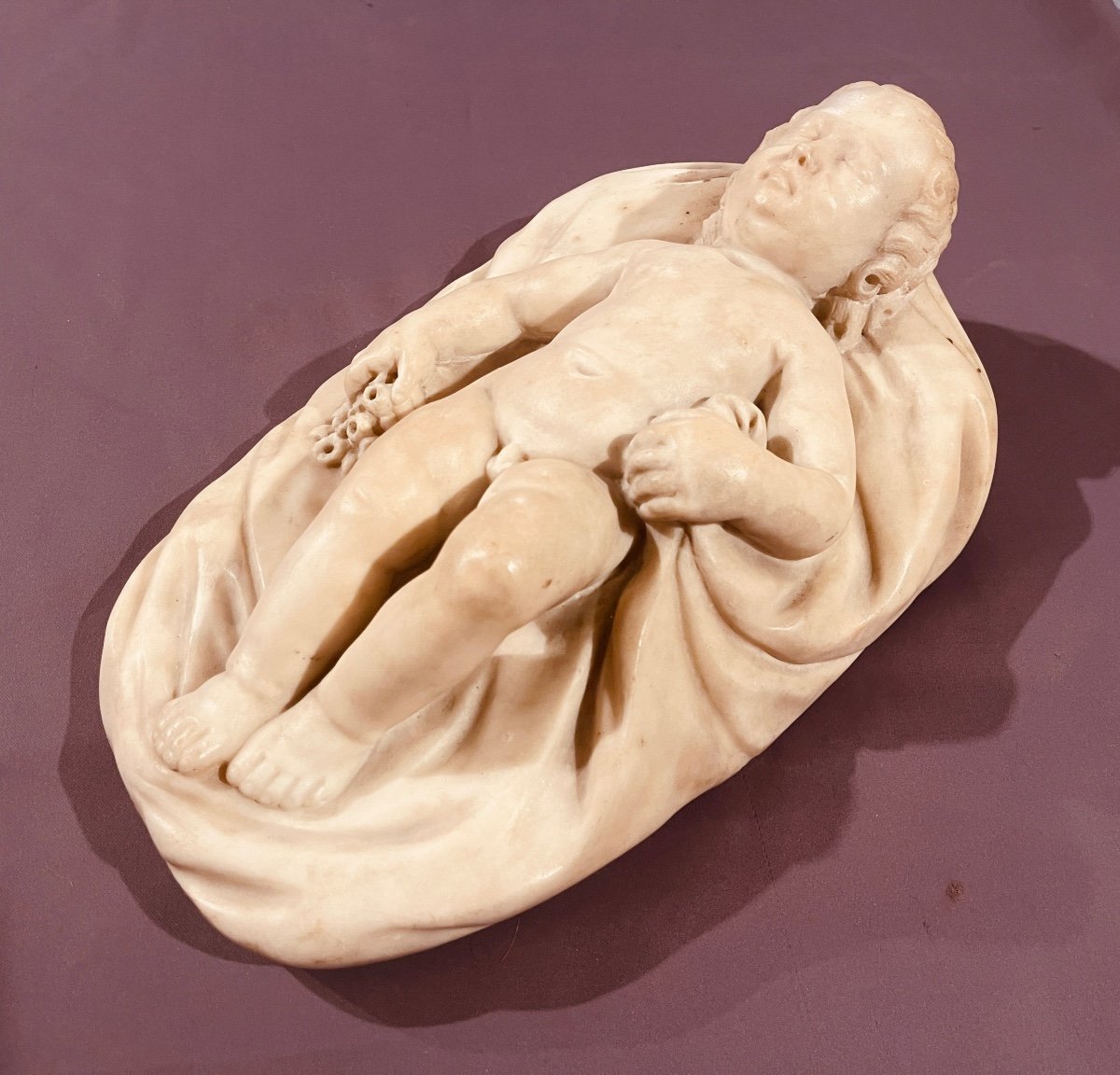 Carrara Marble Statue, 18th Century 