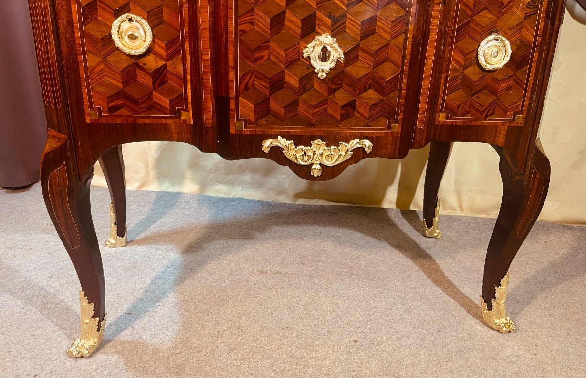 Chest Of Drawers Stamped J. Dautriche, 18th Century -photo-1