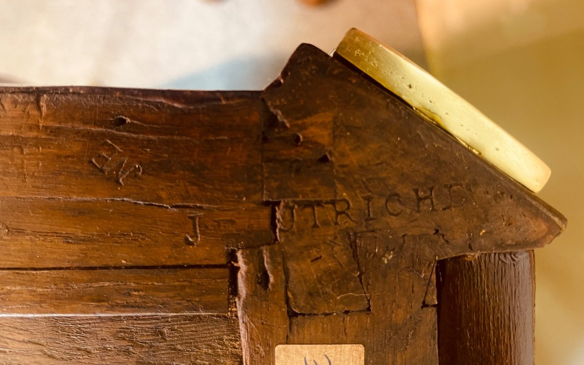 Chest Of Drawers Stamped J. Dautriche, 18th Century -photo-6