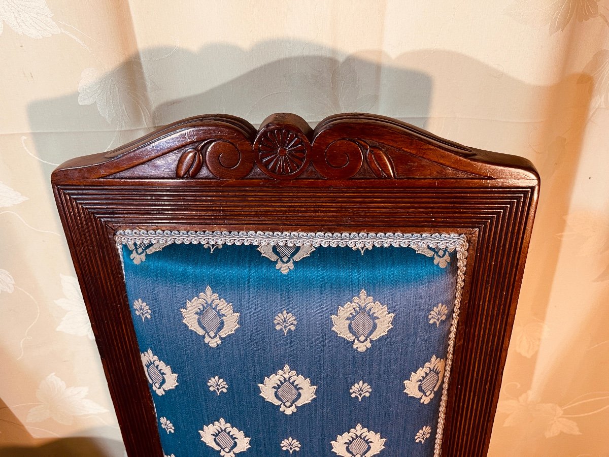 Jacob Desmalter (attr), Pair Of Mahogany Chairs, 19th Century -photo-4