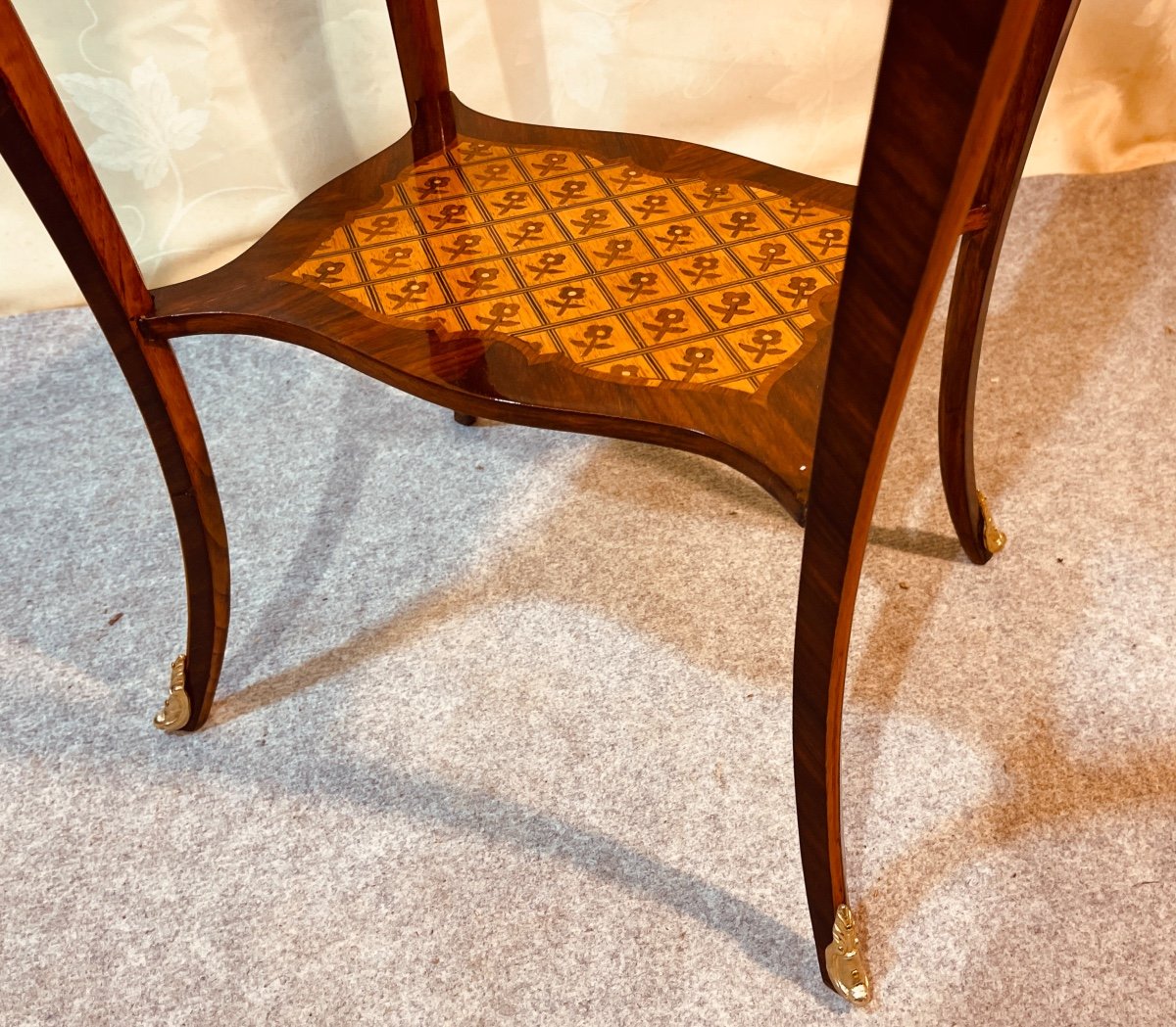 19th Century Marquetry Coffee Table -photo-2