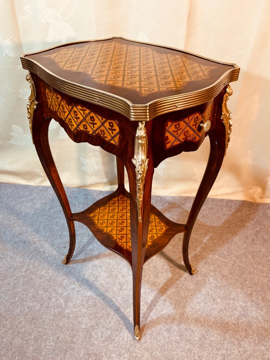 19th Century Marquetry Coffee Table 