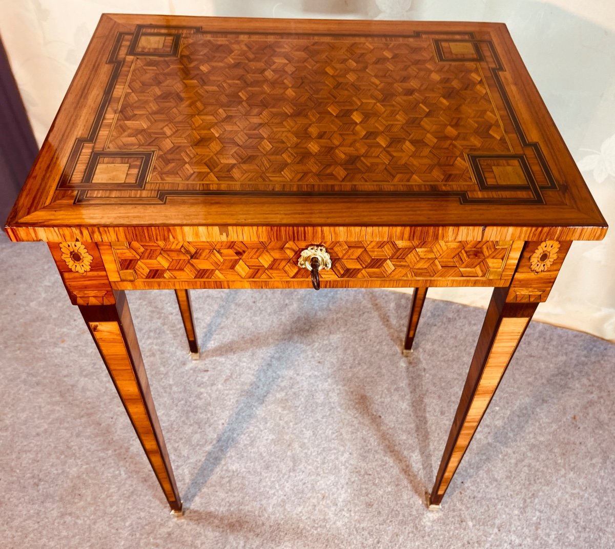 Louis 16 Coffee Table, 18th Century -photo-2