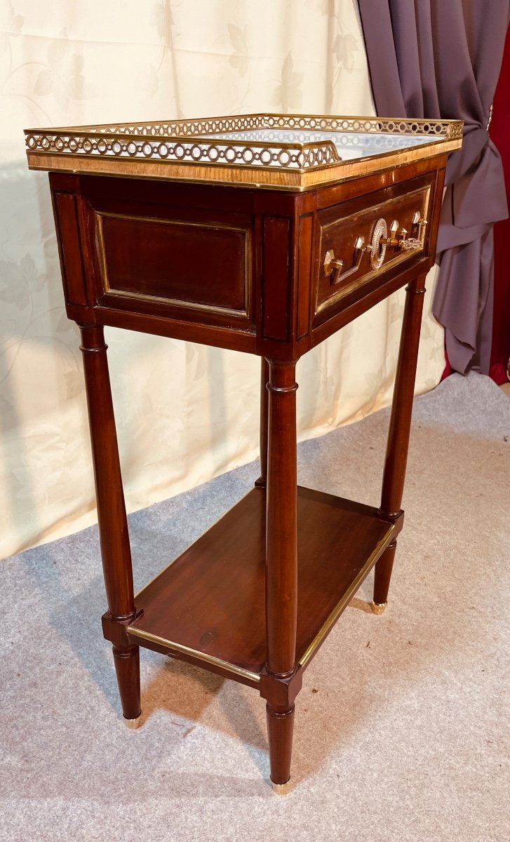 Louis 16 Mahogany Chest Of Drawers, Late 18th Century -photo-1