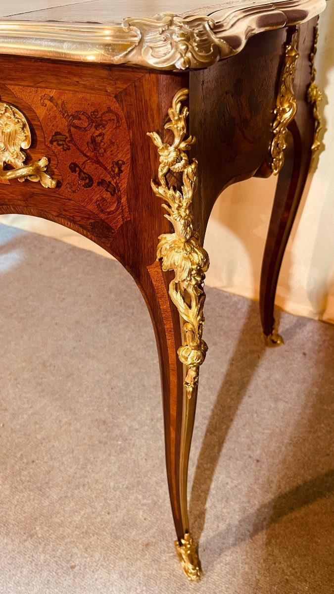 Louis XV Desk With Mustaches, 19th Century -photo-3