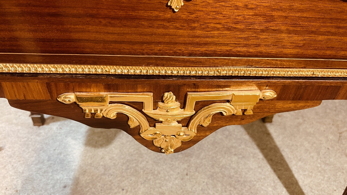 Louis XVI Chest Of Drawers In Mahogany, 18th Century -photo-2