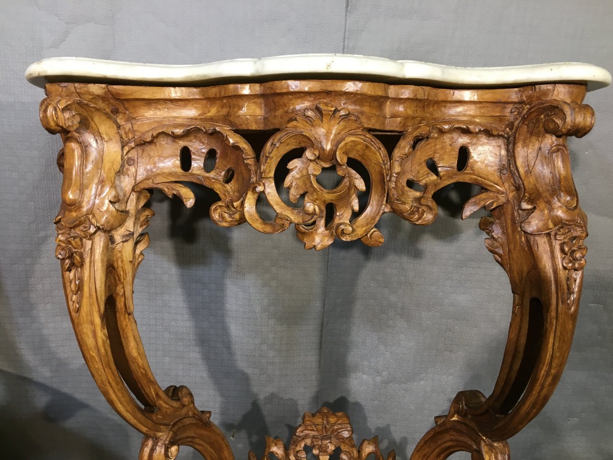 Console Louis XV , Epoque XVIIIème Siècle 