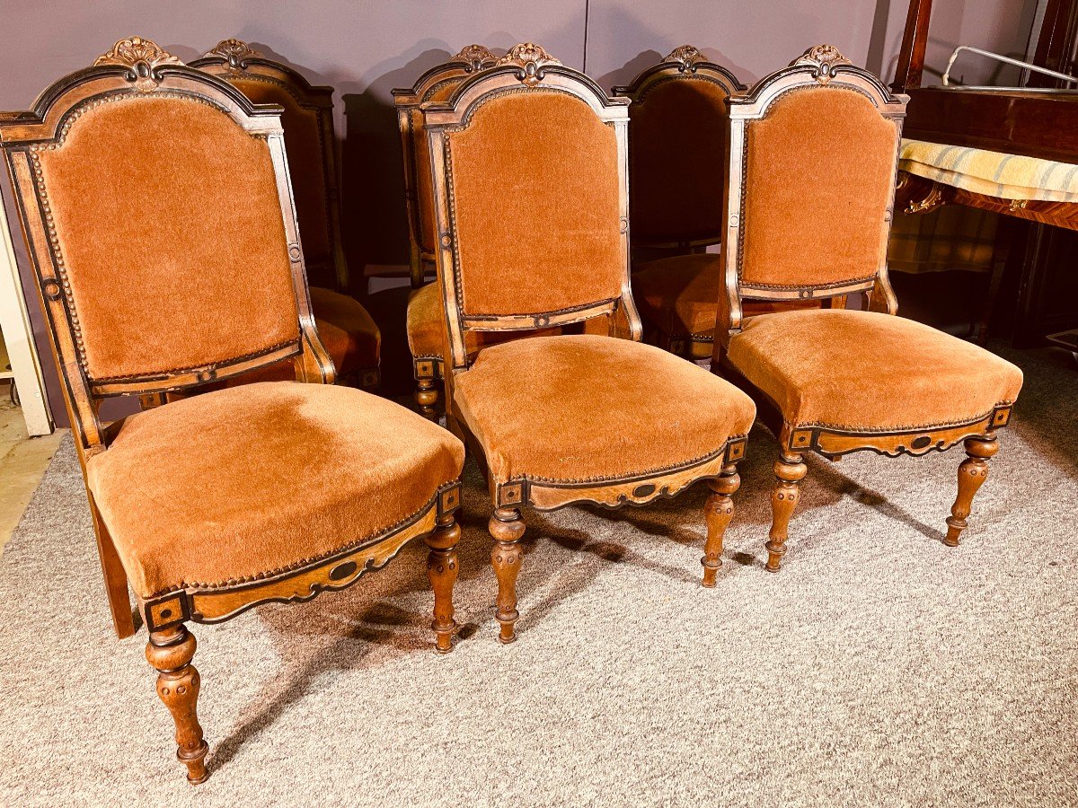 6 Louis Philippe Chairs-photo-8