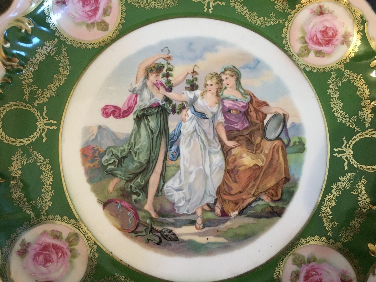 Pair Of Porcelain Plates-photo-3