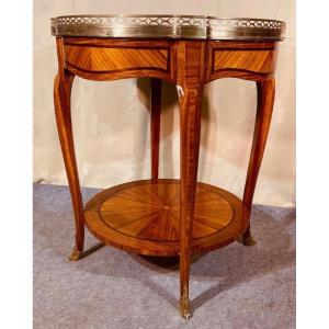 Pedestal In Marquetry
