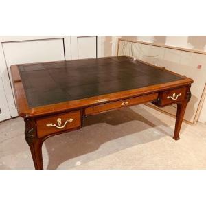 Double Sided Flat Desk, Art Nouveau, Nancy School 