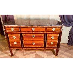 Louis 16 Chest Of Drawers, Stamped C. Topino (1742-1803) 