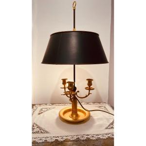 Lampe Bouillotte à 3 Feux De Lumières , XXe 