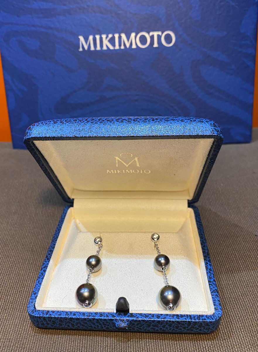 Mikimoto Black Pearl Earrings 2024 | towncentervb.com