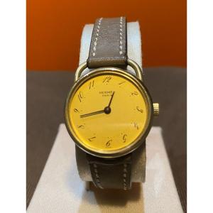 Hermes Arceau Watch 25mm Silver Case