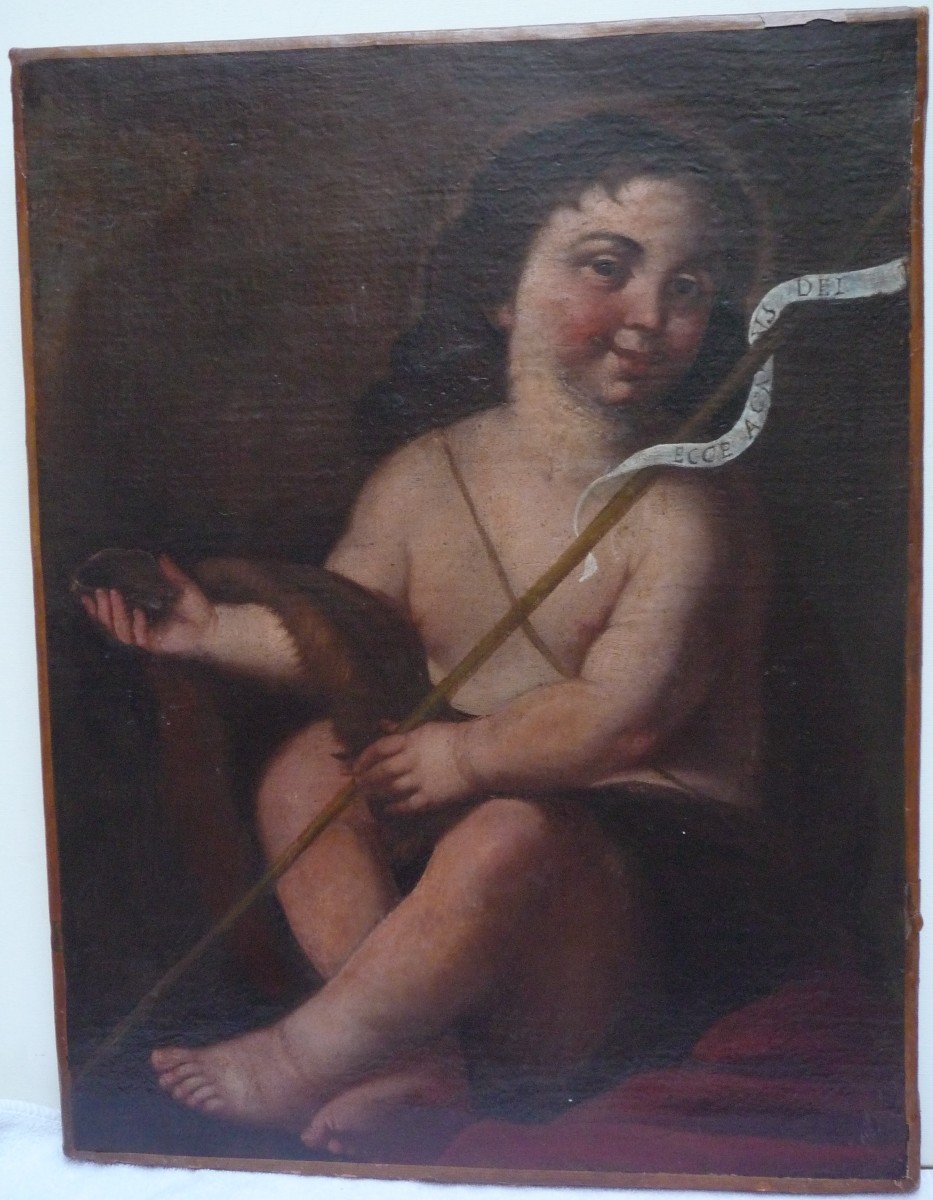 Painting Representing Saint John The Baptist