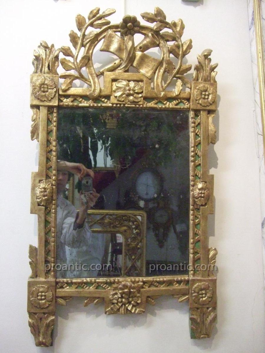 Miroir d'époque Louis XVI