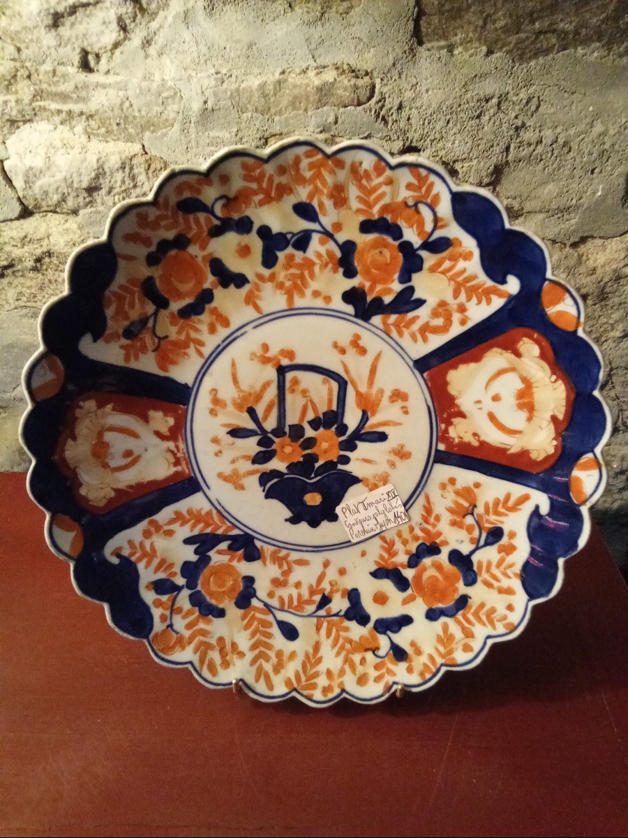 Polylobed Dish Imari Japan 19th-photo-2