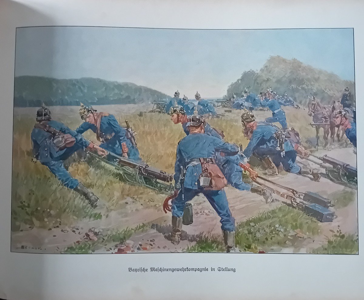 Prussian Army Book "deutschland In Waffen". Original Edition 1910-photo-4