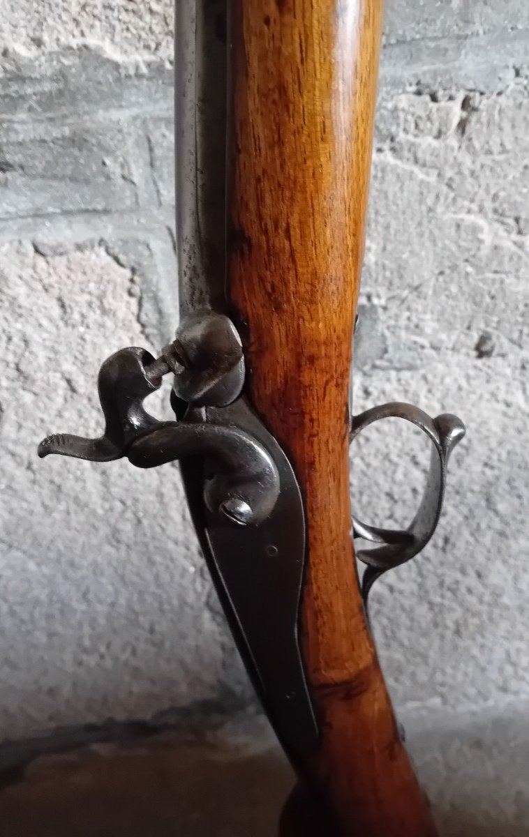 Fusil de chasse à percussion circa 1830-photo-1