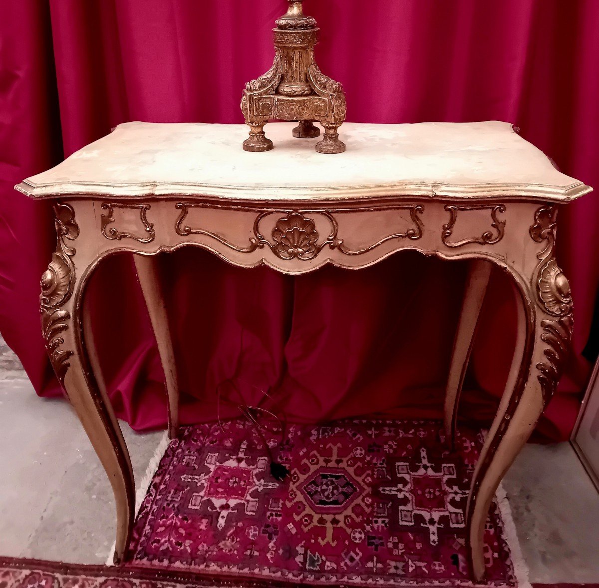 Louis XV Center Table. End Of 19th-early 20th Century-photo-2