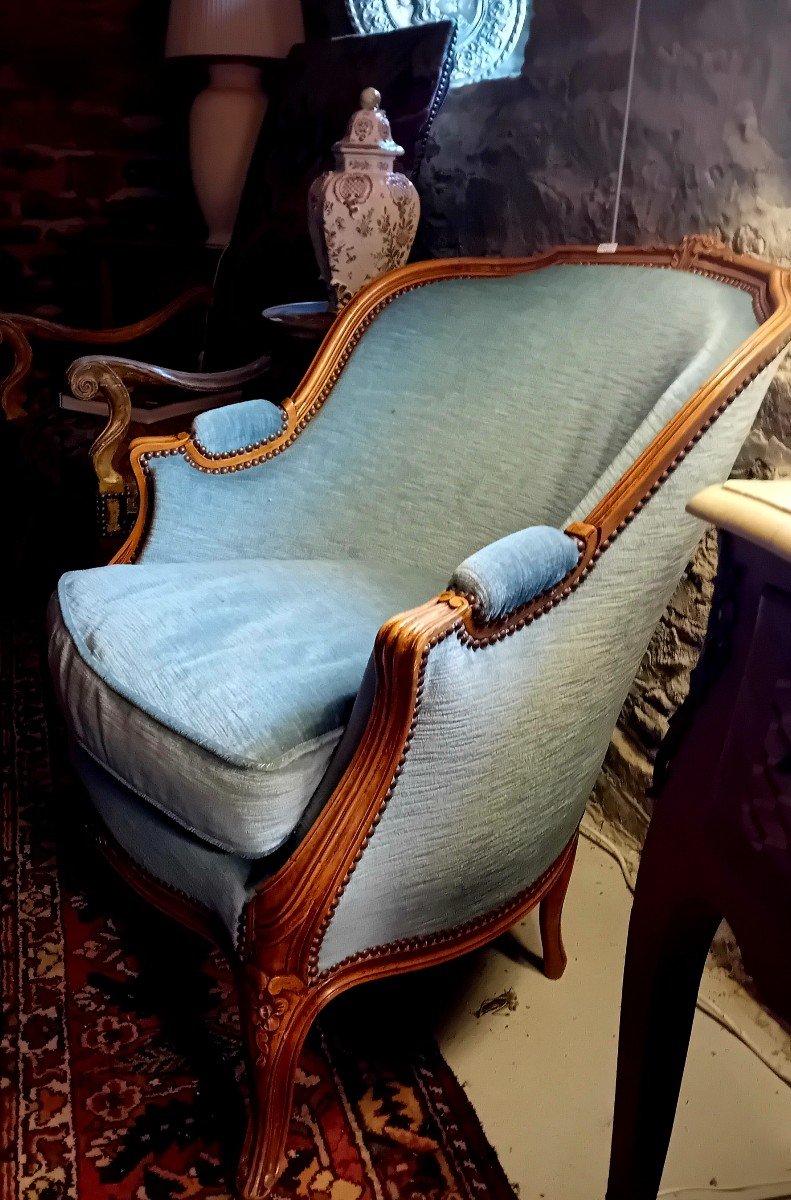 Fauteuil bergère de Style Louis XVI  .mi XXème 