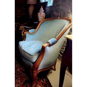 Fauteuil bergère de Style Louis XVI  .mi XXème 