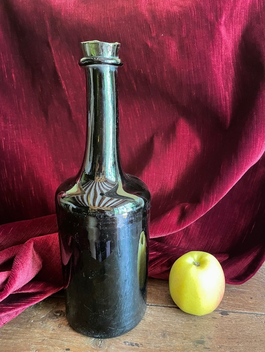 Large Blown Glass Bottle - Early 19th Century Glassware