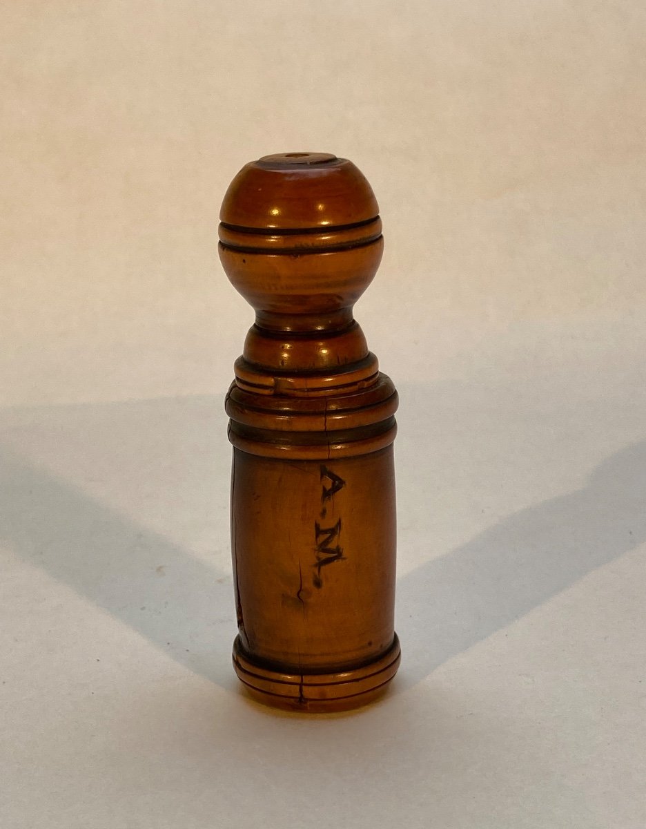 Pilou, Tobacco Mortar, In Auvergne Boxwood 19th Century Popular Art -photo-3