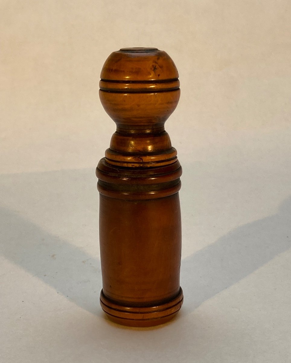 Pilou, Tobacco Mortar, In Auvergne Boxwood 19th Century Popular Art -photo-4