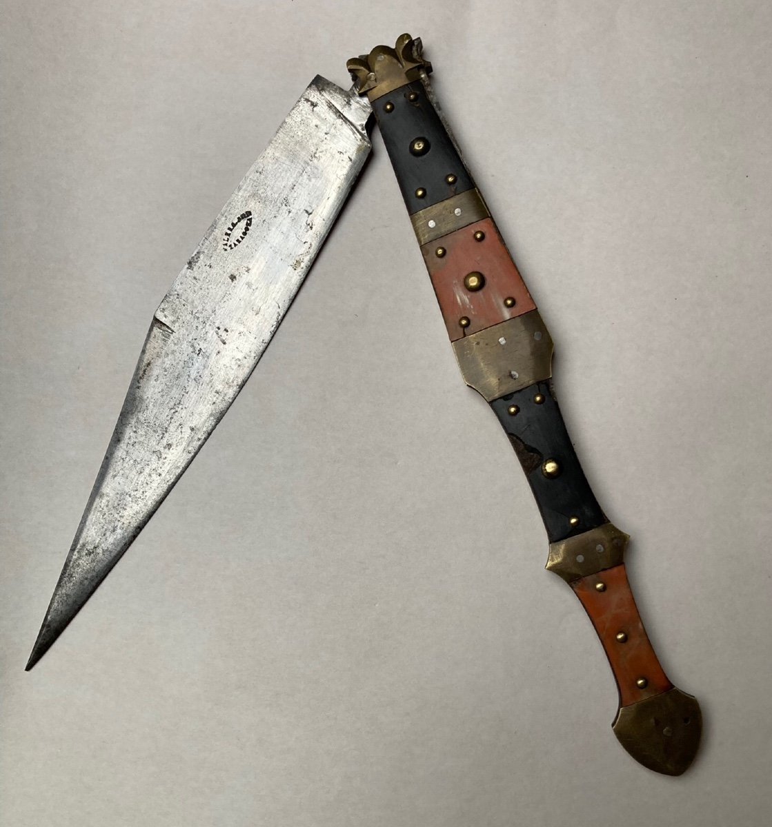 Navaja Folding Knife Brand Valero Jun Zaragoza, Thiers France 19th Century