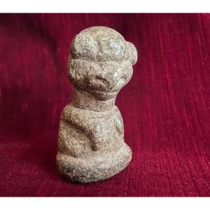 Anthropomorphic Statuette Nomoli Sierra Leone Soapstone African Art