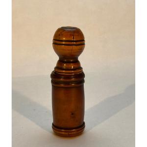 Pilou, Tobacco Mortar, In Auvergne Boxwood 19th Century Popular Art 