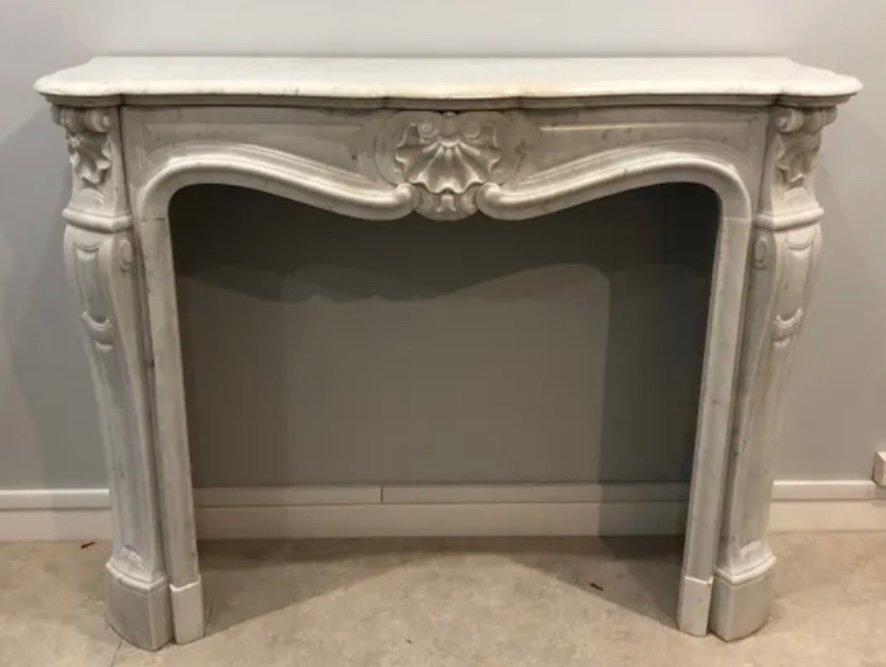 Louis XV Marble Fireplace