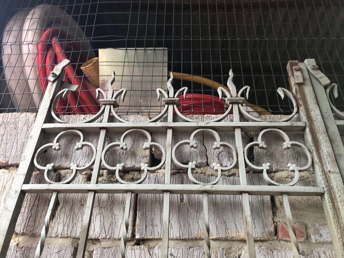 Double Wrought Iron Gate-photo-1