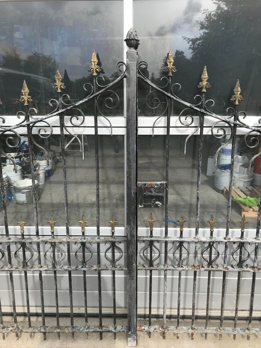 Wrought Iron Double Leaf Gate-photo-2