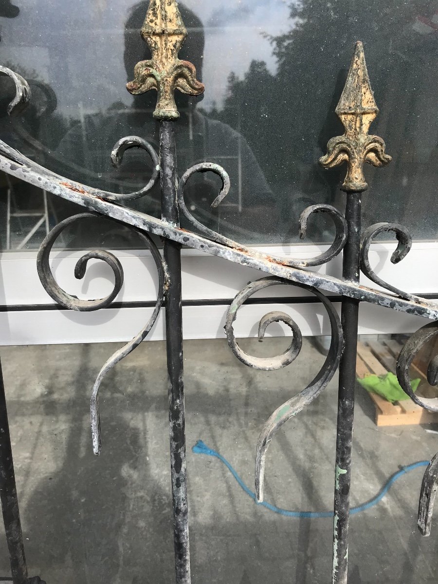 Wrought Iron Double Leaf Gate-photo-5