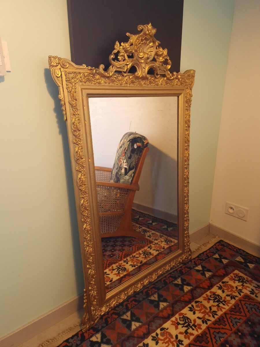 Golden Napoleon Mirror H130 Cm-photo-3